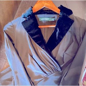Ralph Lauren long sleeve black dress - Size 0